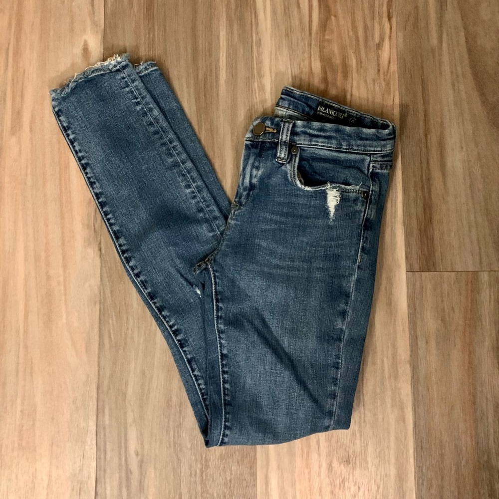 BlankNYC Distressed Skinny Classique Jeans Size 25